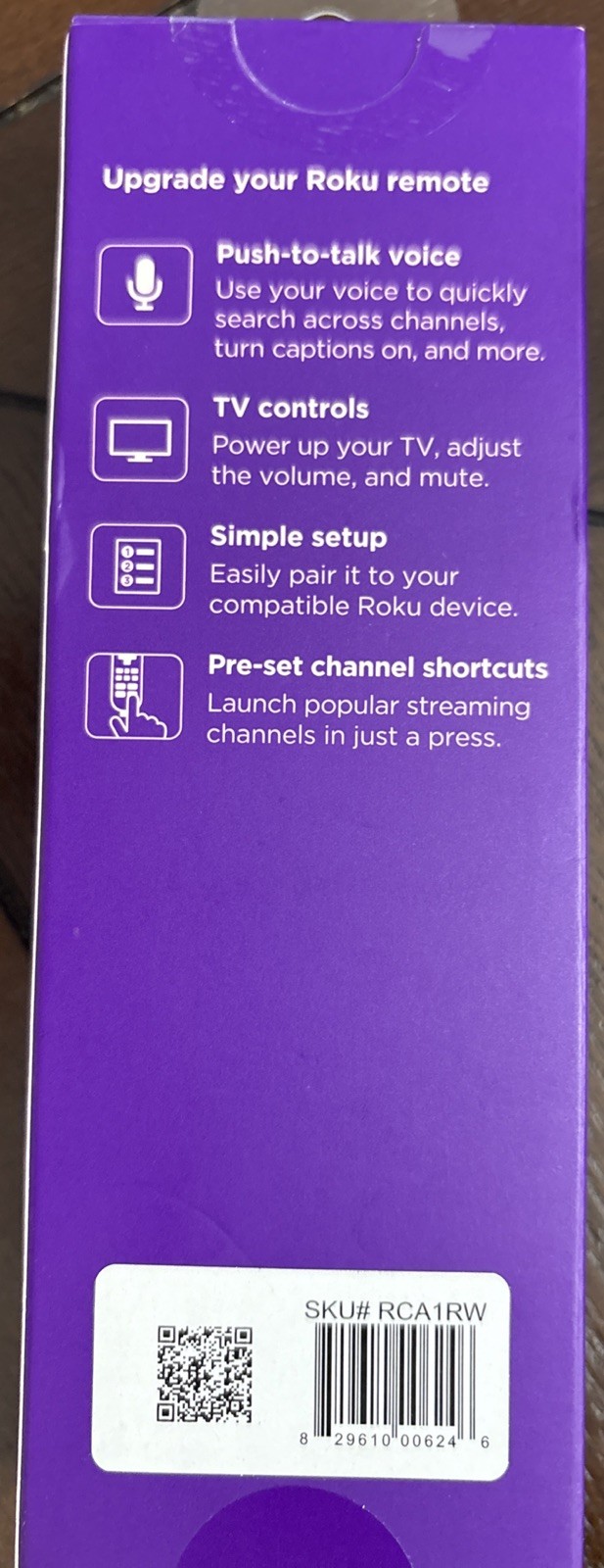 New Roku Voice Remote With TV controls TV Remote Control Black