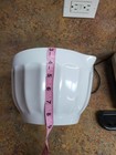 Melamine Batter Bowl with Pour Spout, Handle & Non-Slip Base, Grip Hand, White — photo 4