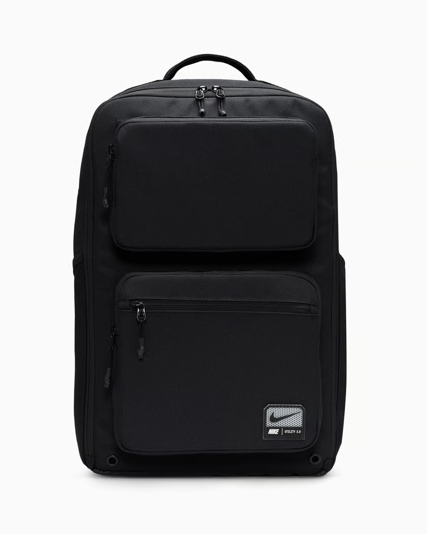 Nike Utility Speed Backpack Gym Bag Travel Black Hiking Camping