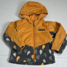 Columbia Toddler Steens Mt II Overlay Hooded Fleece Jacket Size 3T Unisex