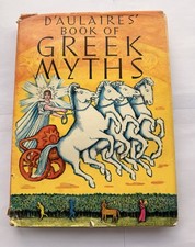 Ingri and Edgar Parin D'Aulaire's Book of Greek Myths First Edition 1962 HCDJ