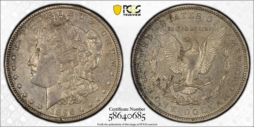 1896 O Morgan Silver Dollar PCGS AU Details Better Date. 1 DAY, NO RESERVE 🔥🔥
