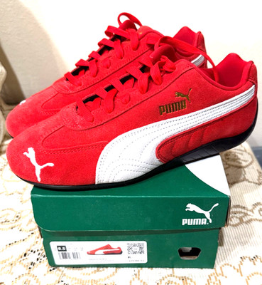 New PUMA Speedcat Og Lace Up Womens Red Sneakers Size 8.5 Casual