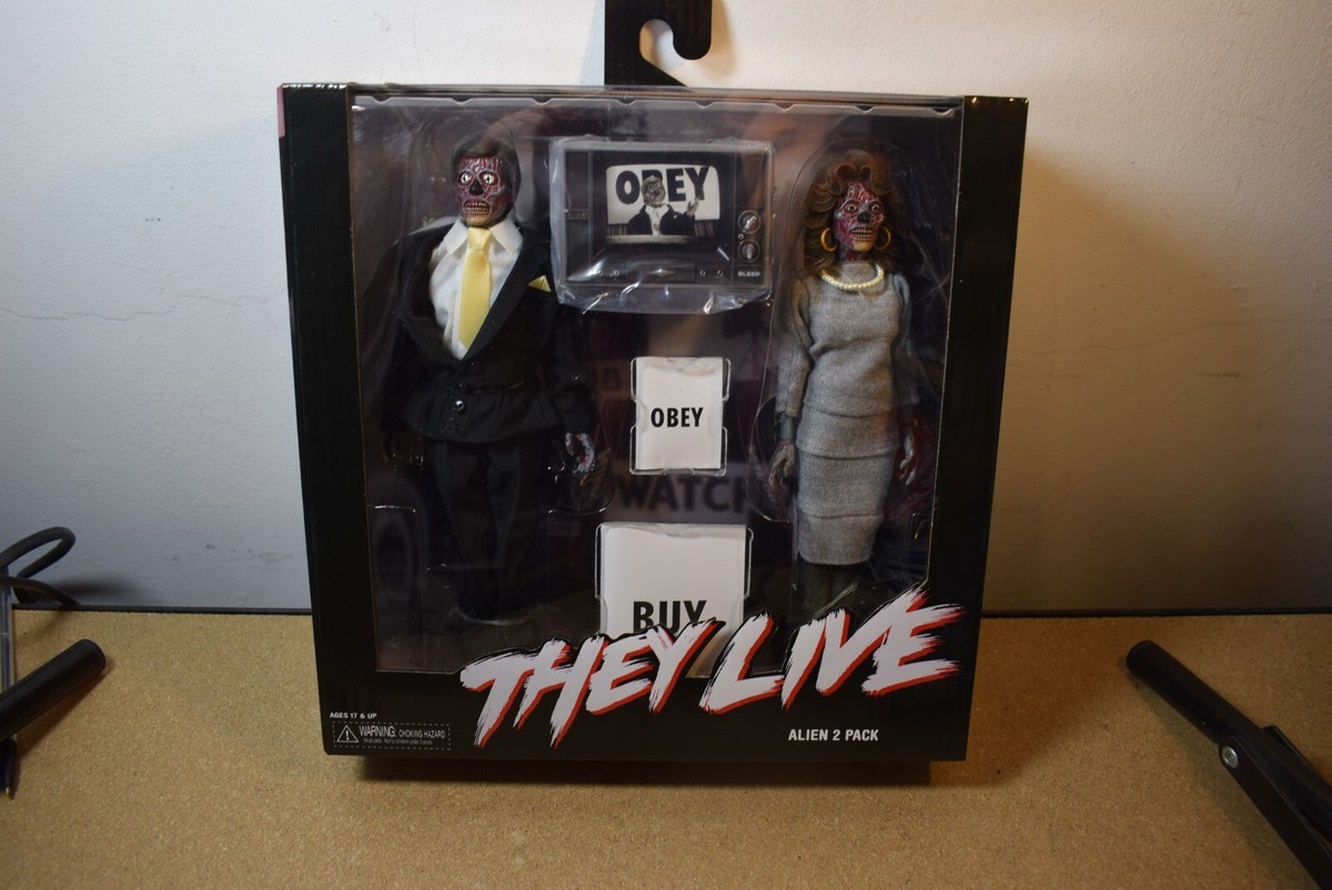 Neca THEY LIVE Clothed ALIEN 2-PACK Action Figure Set BNIB | eBay UK