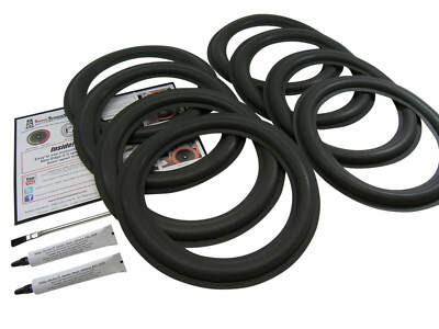 Carver Amazing Platinum Speaker 8-Pack 12'' Foam Edge Subwoofer Repair Kit