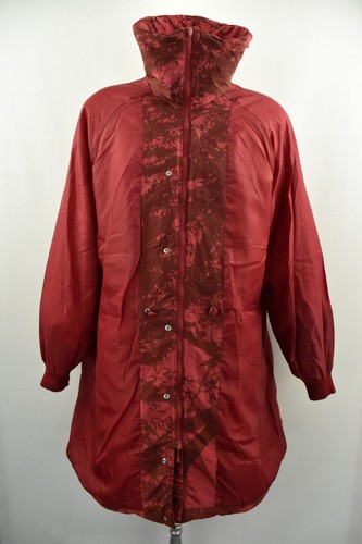 MARIMEKKO Women`s Insulated Jacket Padded Warm Zip Neck Red Coat size L - Picture 12 of 16