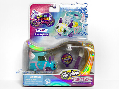 Shopkins Cutie Cars QT4-C01 Sneaky Flyer Color Change Fantasy Series 4 New