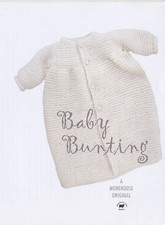 Morehouse Original Knitting Pattern - Baby Bunting Baby NB-4mos