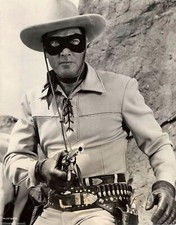Lone Ranger Clayton Moore Black And White 8x10 Picture Celebrity Print
