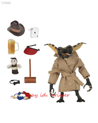 Hot New Neca 7 Inch Series Gremlins 2 Gizmo（Exhibitionist）Action