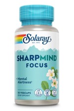 Solaray SharpMind Focus, Mental Alertness Nootropic Supplement, Memory Support,