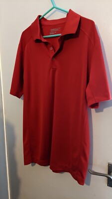 Nike Golf Dri-Fit Gr. S Herren Poloshirt Rot