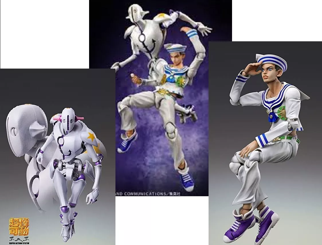 JoJolion Super Action Statue Figure jojo part 8 Josuke + Stand[Soft&Wet]  Set