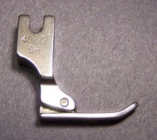 One Narrow Zipper High Shank Split Hinged Single Needle P363 Commercial Foot