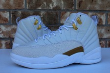 retro 12 ovo white and gold