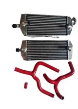 ✅Per Beta RR350/400/450/498/520 4 Tempi 2011-2019 Radiatore Alluminio e Tubo Rosso