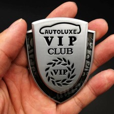 3d Metal Vip Club Luxury Dad Jp Car Window Trunk Emblem Badge Decal Sticker