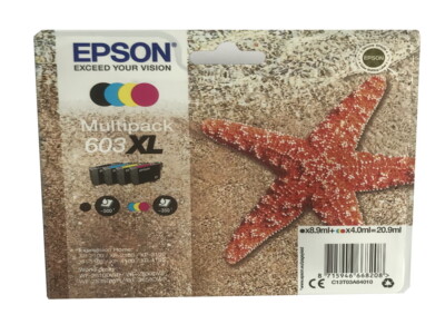 Original Epson Druckerpatrone T603 XL Multipack für Expression Home XP-4100 
