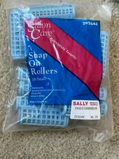 Salon Care Set of 16 Small Snap On Rollers Small Curlers Vintage New Old Stock