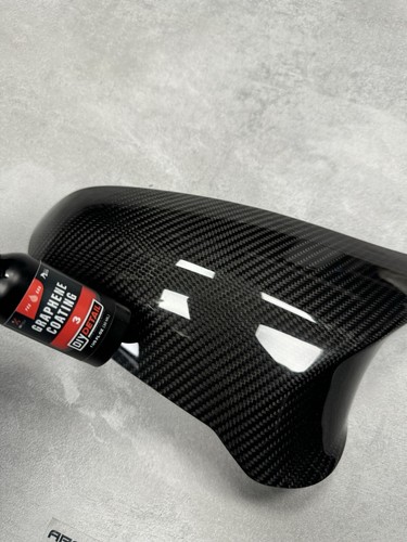 Real Dry Carbon Fibre Wing Mirror Caps Cover BMW F80 M3 F82 F83 M4 F87 M2 RHD - Picture 4 of 23