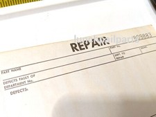 Ford Repair Ticket Mustang Cougar Boss 302 351 429 Scj Shelby Gt Torino Cyclone