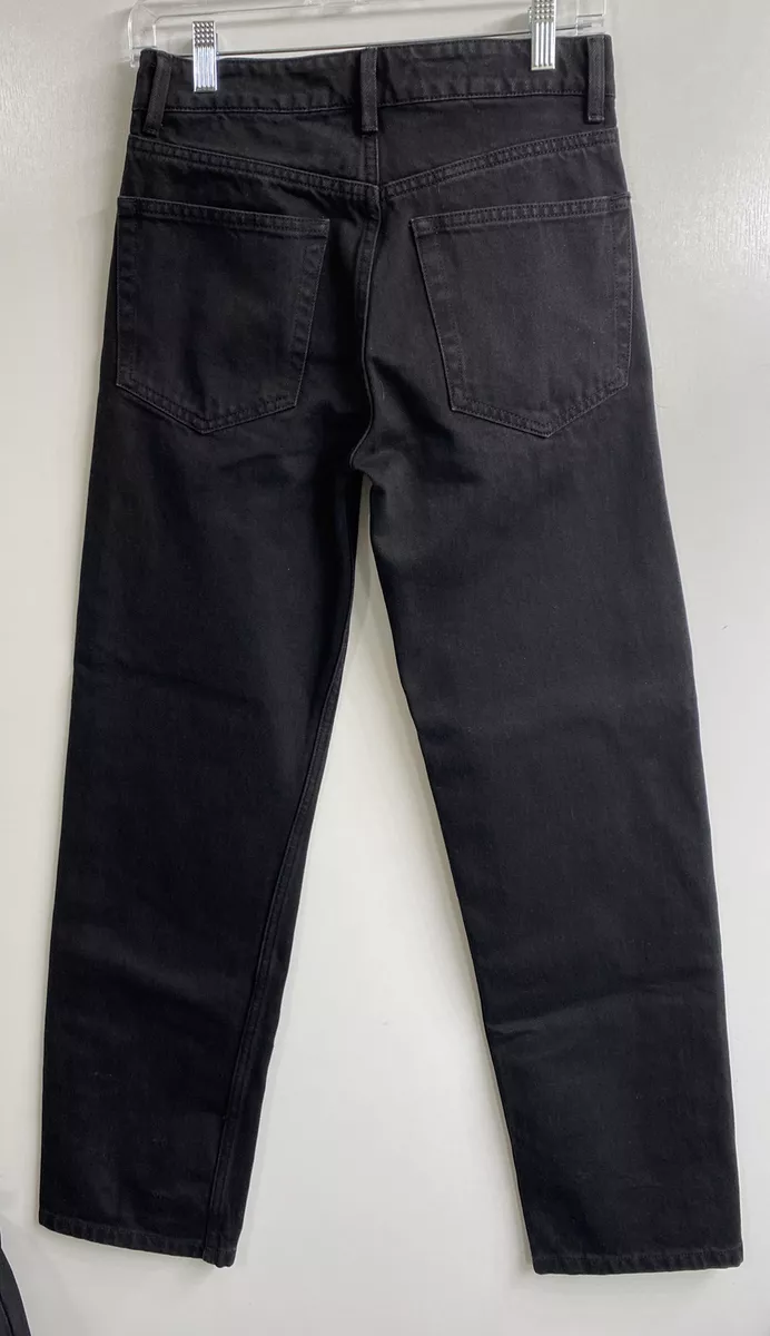 Black boyfriend jean sales