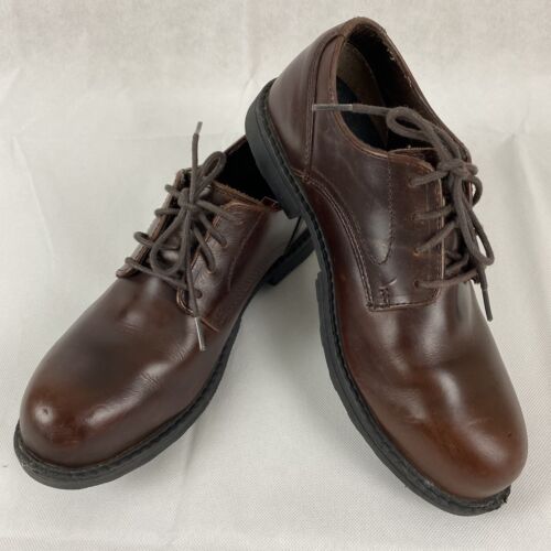 Wolverine EPX Safety Shoes Men's 10M Bedford Steel Toed Oxford W10816 Brown EUC - Picture 1 of 16