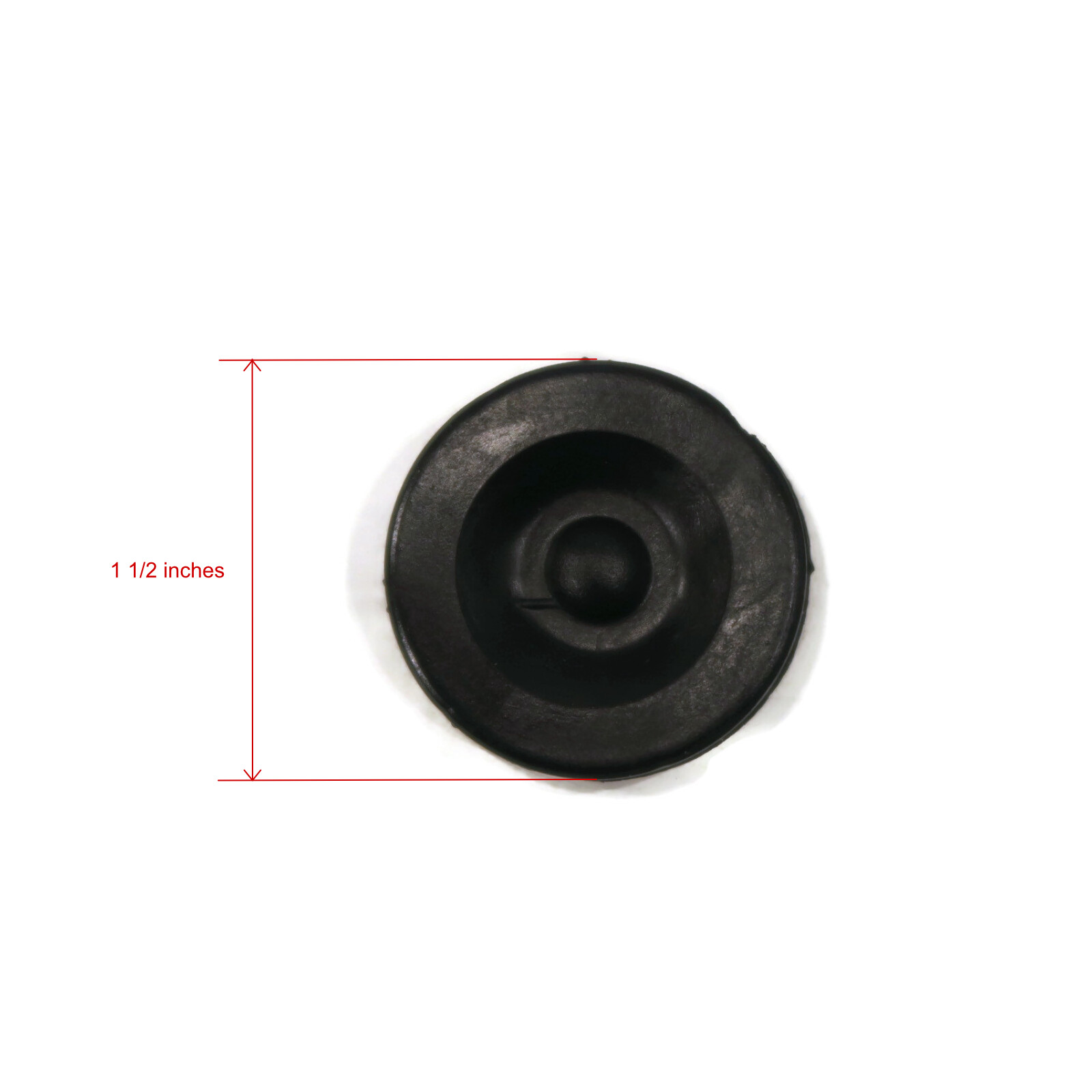 5Pack Black Rubber Grease Plug Hub Dust Cap for RedLine Trailer Camper
