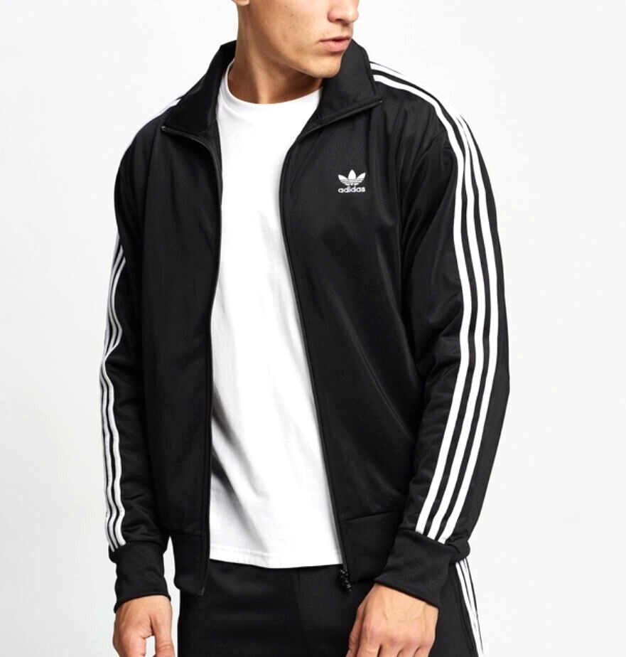 NEW MEN'S ADIDAS ORIGINALS FIREBIRD TREFOIL TRACK JACKET NEW MEN'S ADIDAS ORIGINALS FIREBIRD TREFOIL TRACK JACKET
