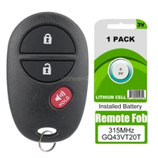 For 2007 2008 2009 2010 2011 2012 Toyota Tundra Remote Keyless Entry Car Key Fob