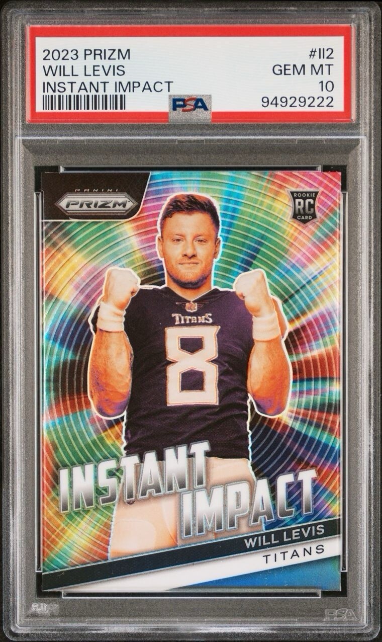 2023 Panini Prizm Instant Impact Will Levis #II-2 Rookie RC