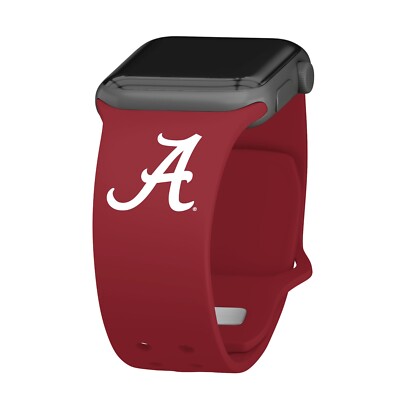 Alabama Crimson Tide Silicone Watch Band Compatible with Apple
