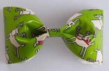 Christmas Reindeer Duct Tape Hair Clip Bow bowtie