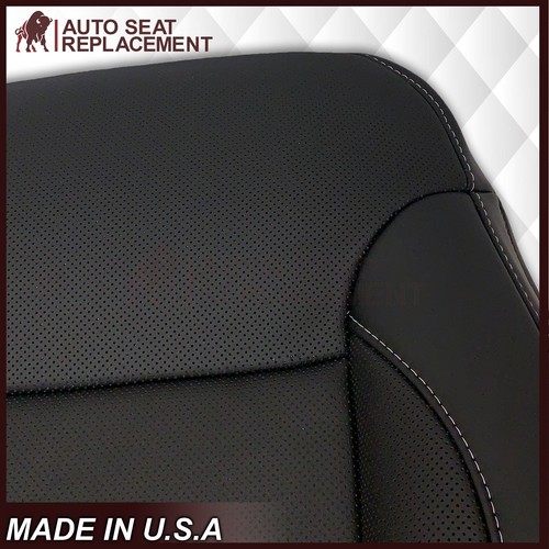 For 2014 - 2018 Chevy Silverado Tahoe GMC Sierra Yukon VINYL Seat Cover In Black - Picture 2 of 16