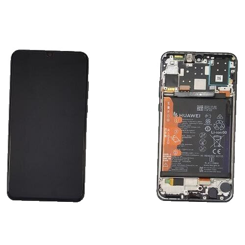 DISPLAY HUAWEI P30 LITE 2020 NEW EDITION 48MP ORIGINALE LCD FRAME BATTERIA NERO