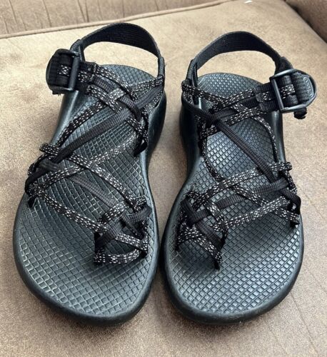 Chako ZX/2 klassische Damensandalen Größe 6 schwarz/grau - Bild 2 von 9