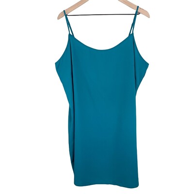 Brandless teal aqua green sleeveless spaghetti strap cami slip dress one size | eBay Brandless teal aqua green sleeveless spaghetti strap cami slip dress one size | eBay
