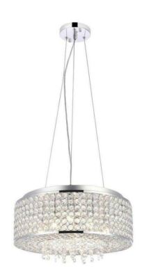 Chrome Pendant Light Fixture Kitchen Chandelier Dining Room Ceiling Lighting 16''
