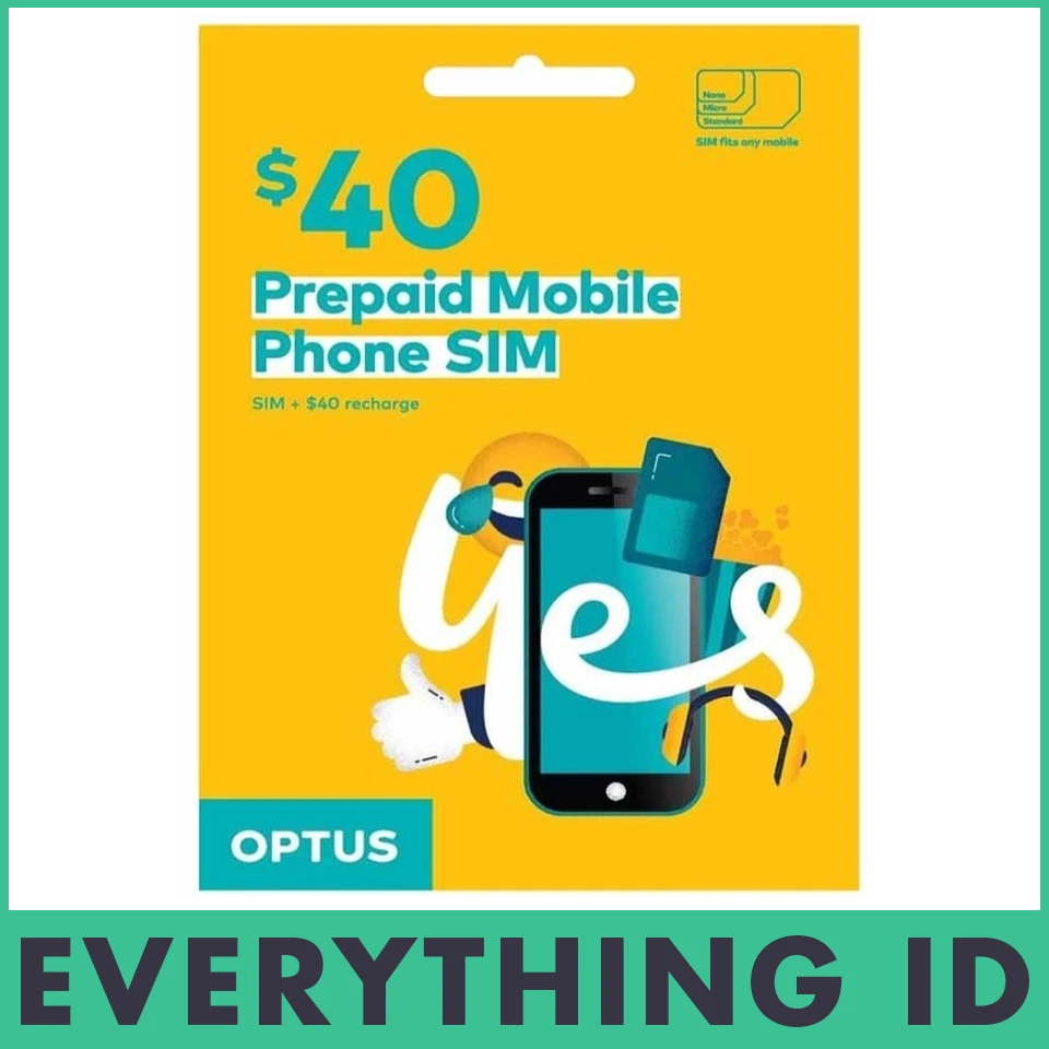 AUSTRALIAN OPTUS $49 PREPAID MULTIFIT SIM CARD KIT 3G 4G TRI CUT PREVIOUSLY $45 - Image 3 of 3