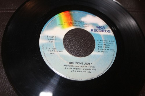 WISHBONE ASH Living Proof 1980 MEXICO 7" 45 Hard Rock Prog - Picture 4 of 5