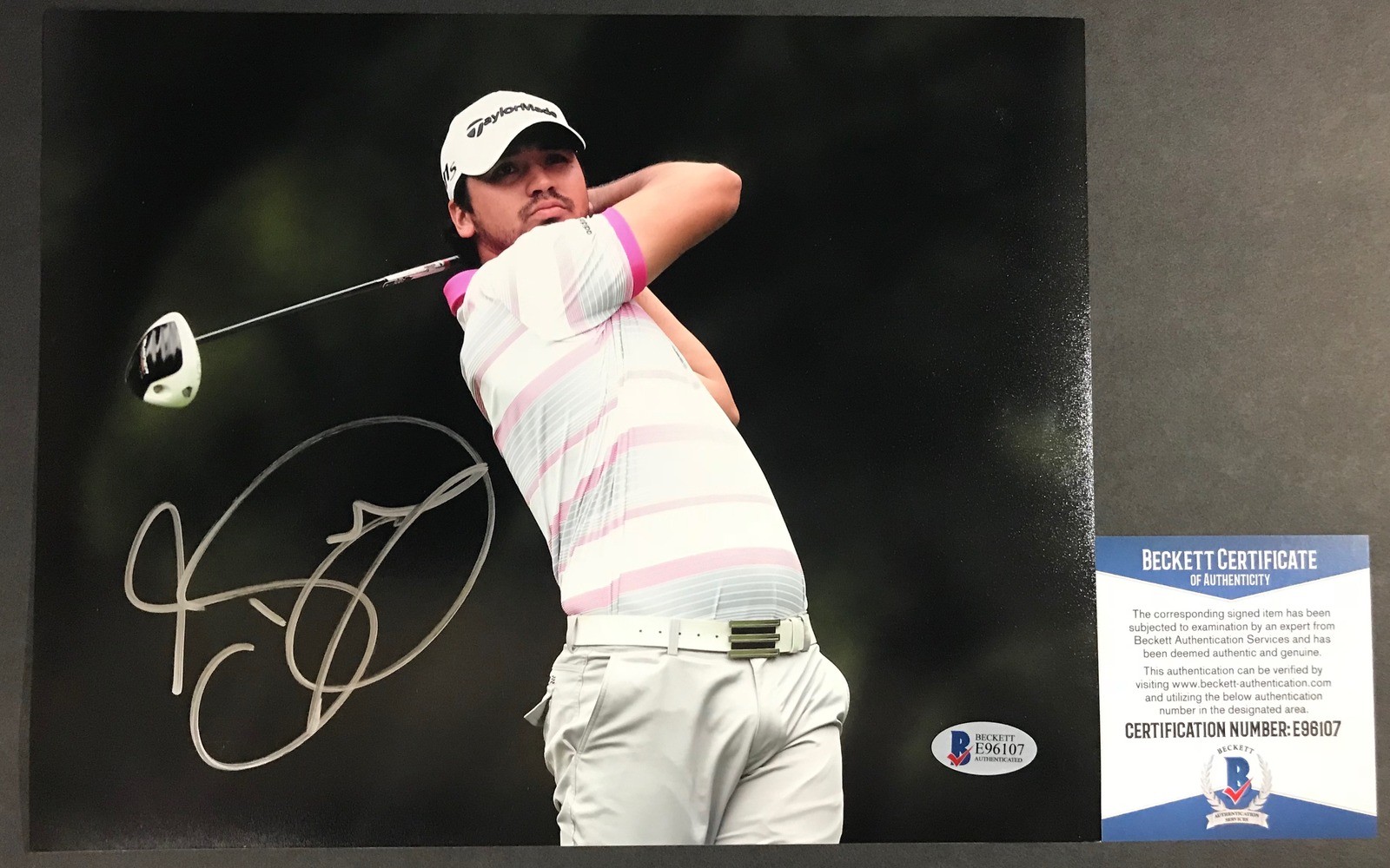 Jason Day Autographed Signed CHAMPIONSHIP WINNER! Masters PGA GOLF 8x10 Photo #1 Beckett BAS 