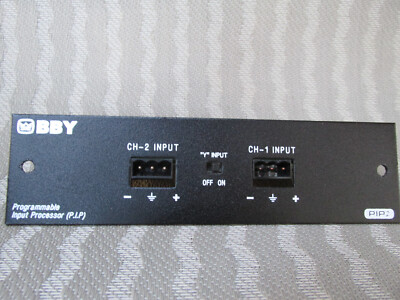 1) CROWN BBY 2-CHANNEL PROGRAMMABLE INPUT PROCESSOR P.I.P. L@@K! (4) Available