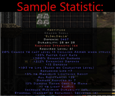 Diablo 2 Resurrected Merc Fortitude +300% Damage Item - PC, PS4, PS5, Xbox, Switch
