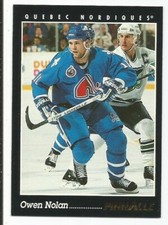 OWEN NOLAN 1993-94 PINNACLE CARD NM-MT+/NM-MT CONDITION