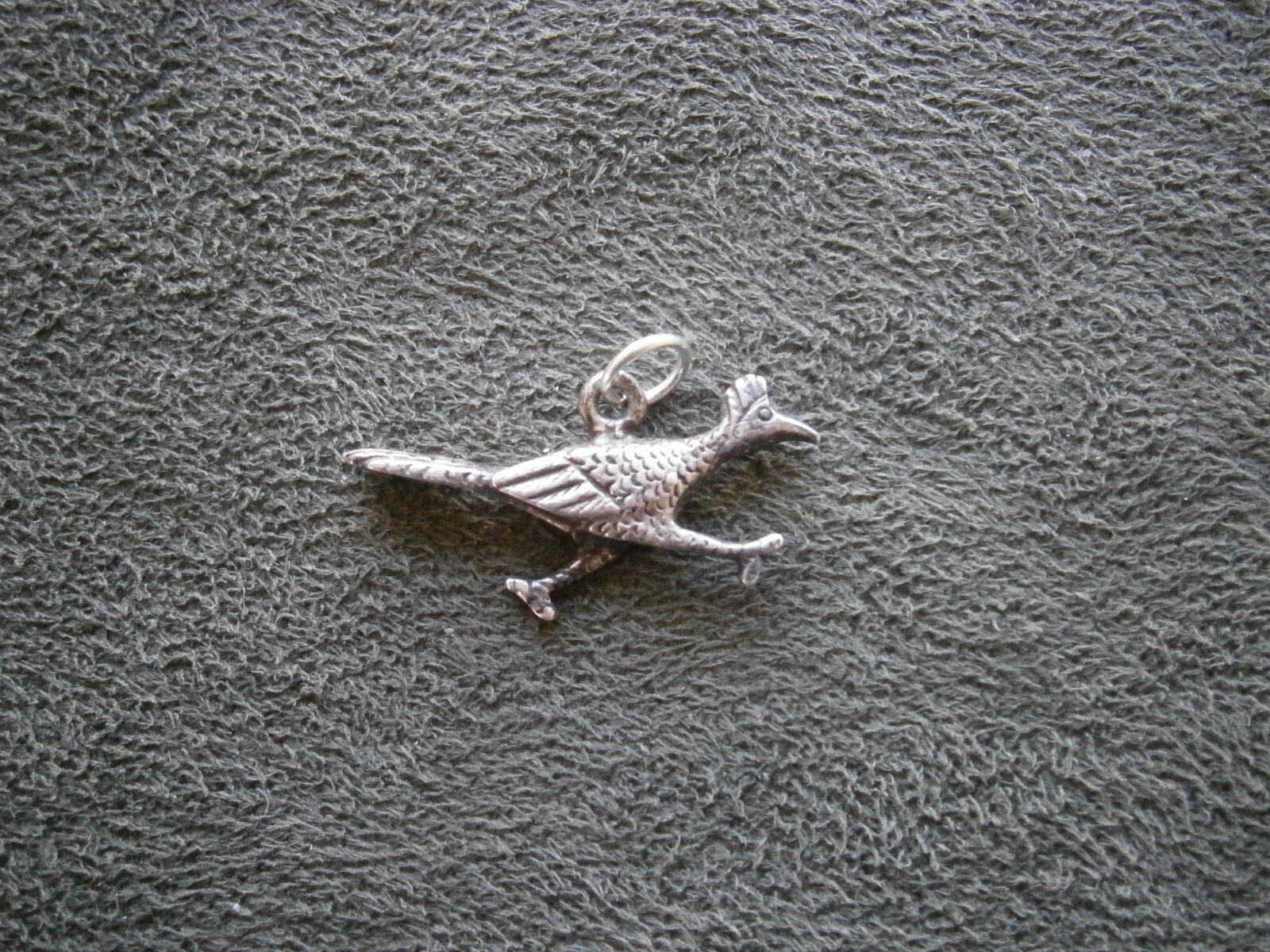 Roadrunner Bird Vintage Solid Sterling Silver Bra… - image 5