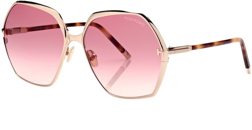 小物 Rare TOM FORD TF571 Simone Sunglasses Tom Ford TF-571 Simone Sunglasses Gold Pink 28Z Authentic New | eBay