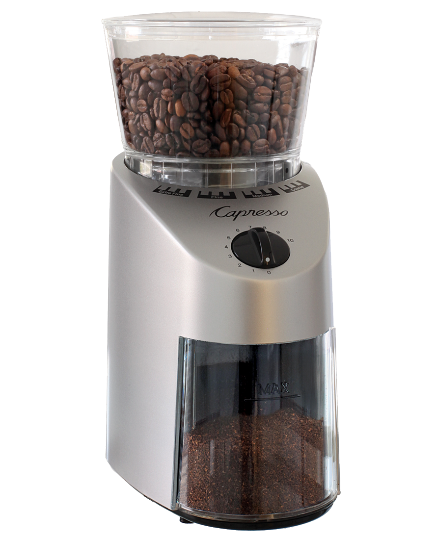 Capresso Infinity Conical Burr Grinder Stainless Finish eBay