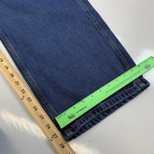 Blue Mountain Carpenter Jeans Men 42 Y2K Straight 100% Cotton Heavy Inseam 28" - Picture 11 of 11