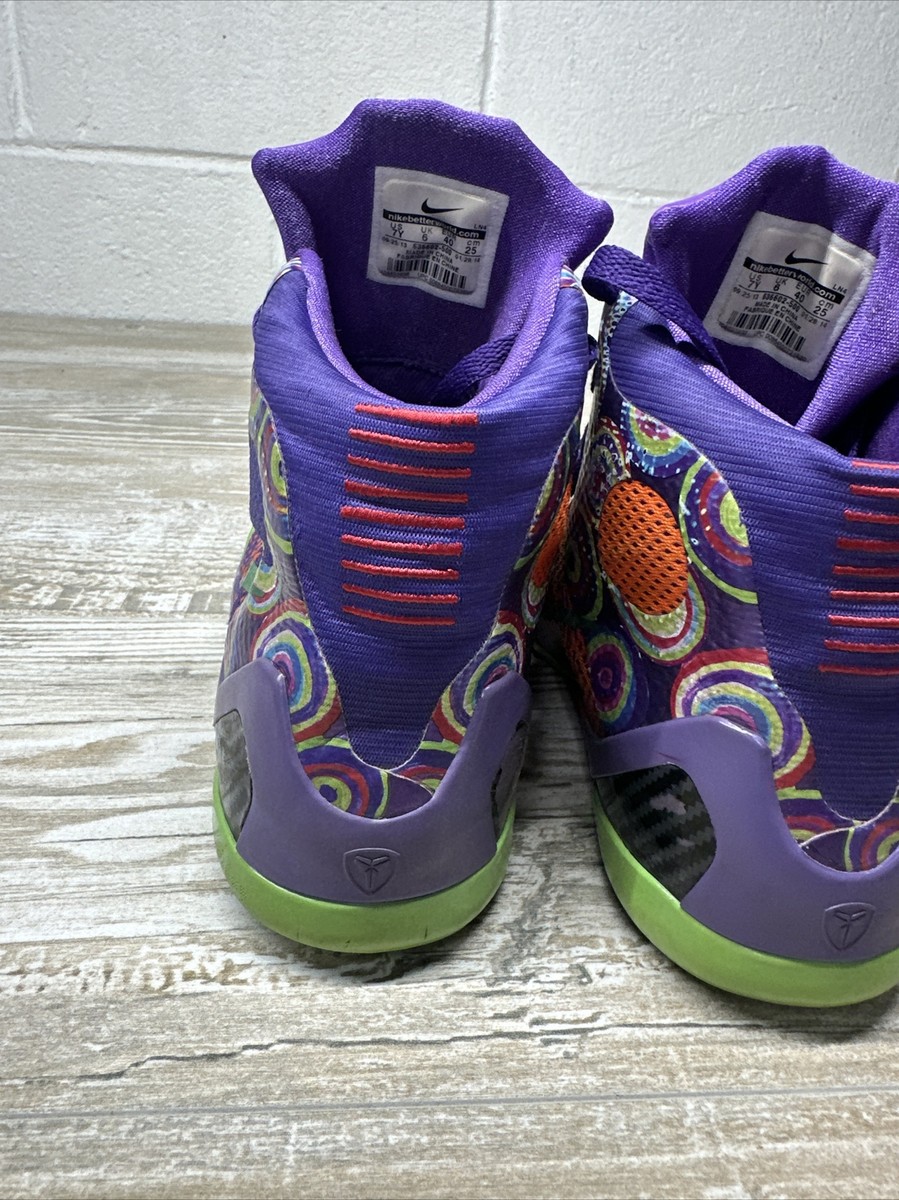 Nike Kobe 9 IX Elite GS Purple Venom Vivid Pink Size 7y 7 Sneakers