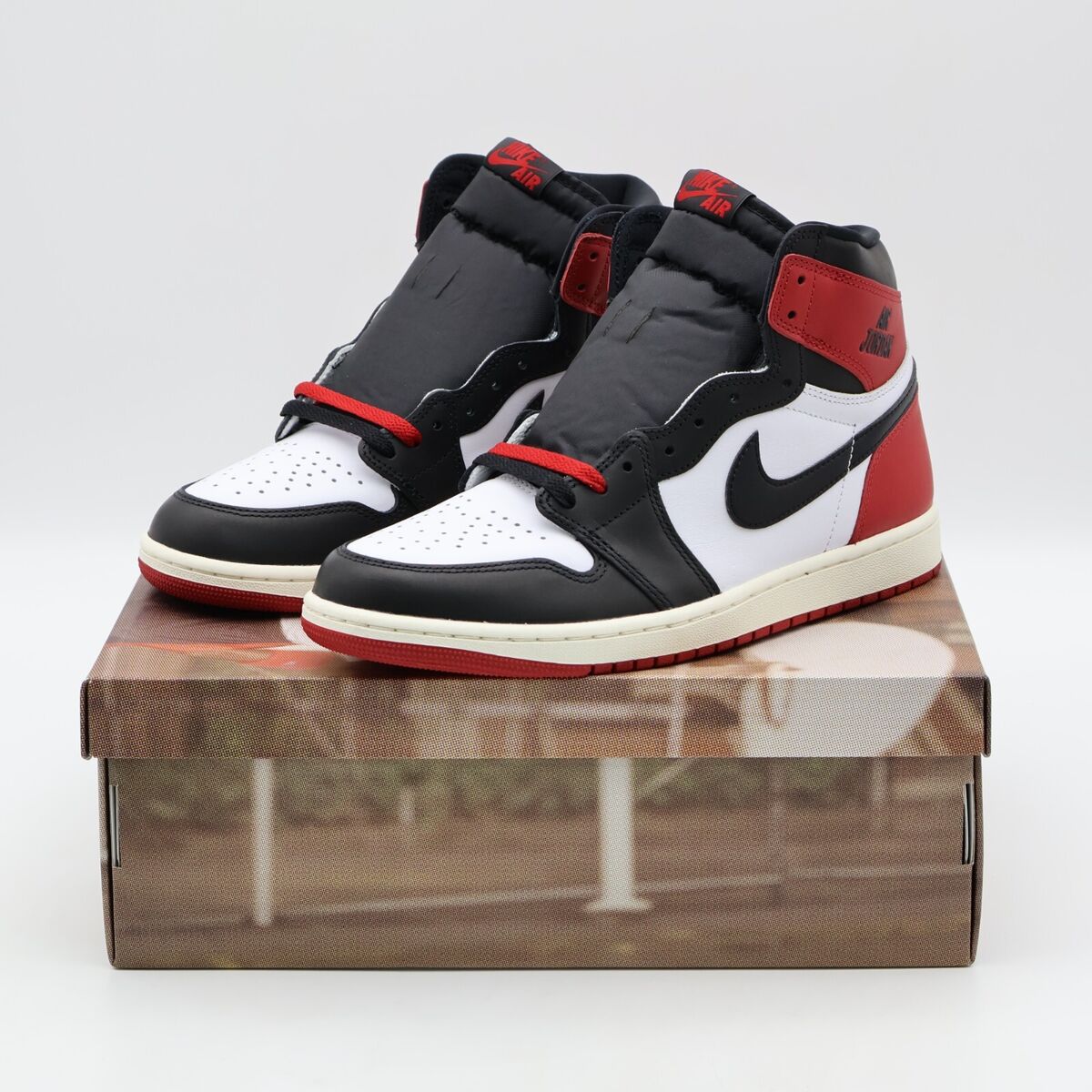 DZ5485-106 Nike Air Jordan 1 Retro High OG Black Toe DZ5485-106 Nike Air Jordan 1 Retro High OG Black Toe